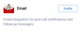 Enable Email